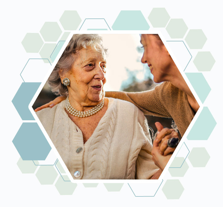 Un image symbolisant l'attachement social et l'importance du lien social pour les seniors