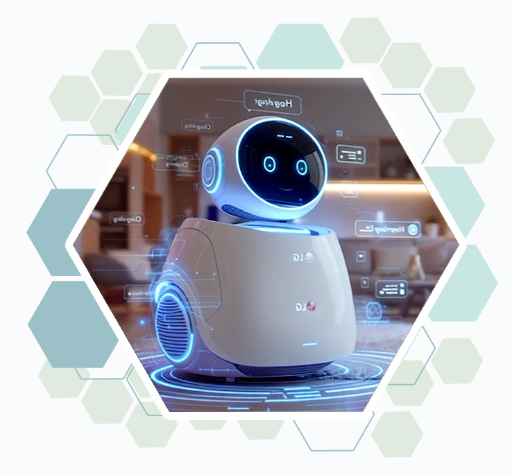 Un robot LG présenté au CES 2026, comme un assistant à domicile avec intelligence émotionnelle.