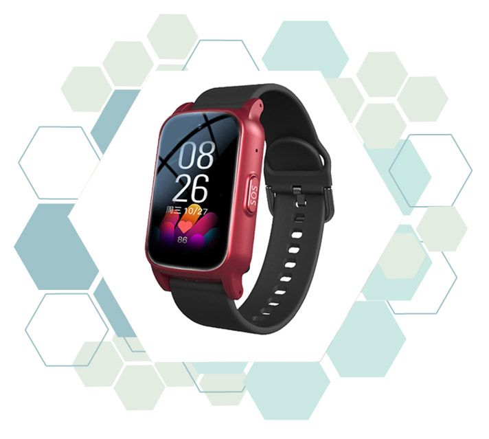 Une montre connectée avec bouton SOS