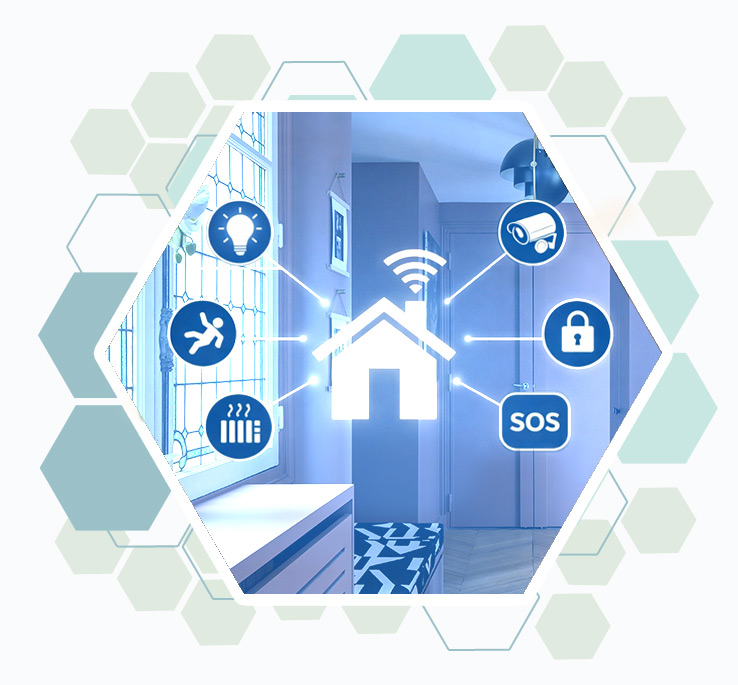 Domotique et téléassistance combinée, vers la maison intelligente.